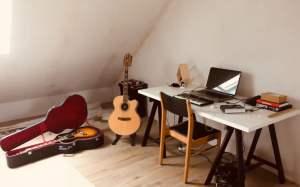 Minimalist Music Room